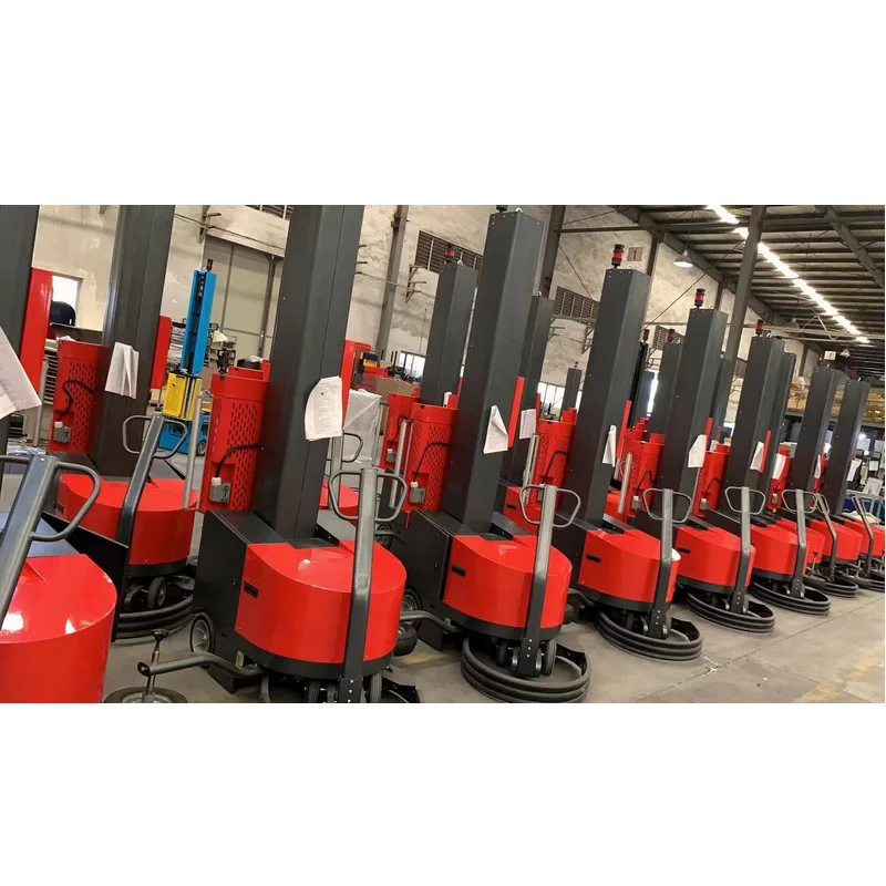 Self-propelled tray winding machine Self-propelled prestretch winding film packing machine fully automatic