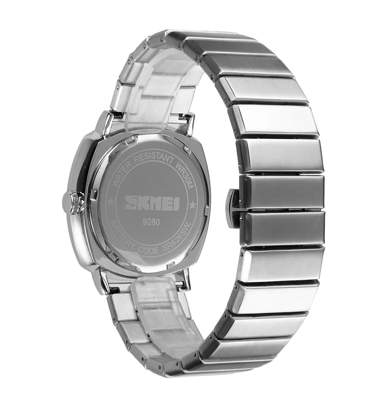 SKMEI 9280 brand watches luxury men quartz magnet wholesale watches stainless