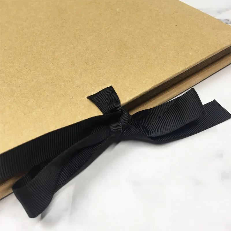 diy kraft paper 8*8  10*10 12*12 inch wedding scrapbook photo album scrap book