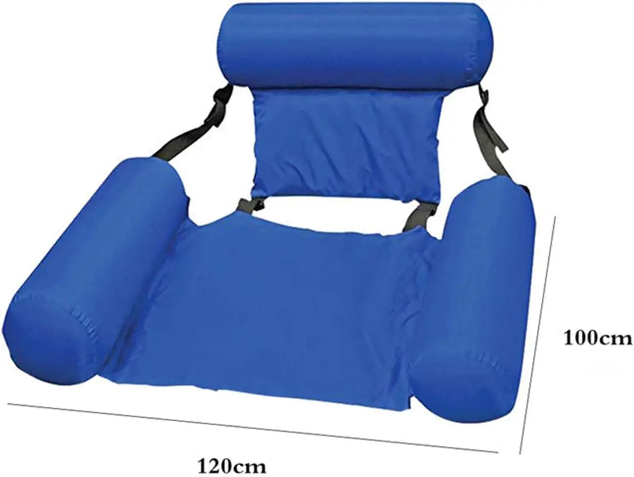 Inflatable Water Chair for Adults Swimming Pool Floats Inflatable Pool Hammock Adjustable Fabric Pool Float Hammock for swimming