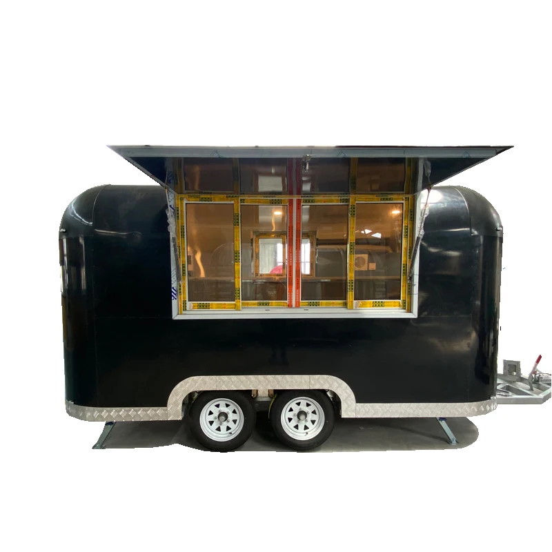 New Arrival 4 Meters Length Airstream Food Vending Trailer/Street Mobile Food Truck
