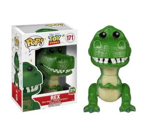 Funko Pop Toy Story Action Figure #171 Rex Collectible Model Toys 10cm