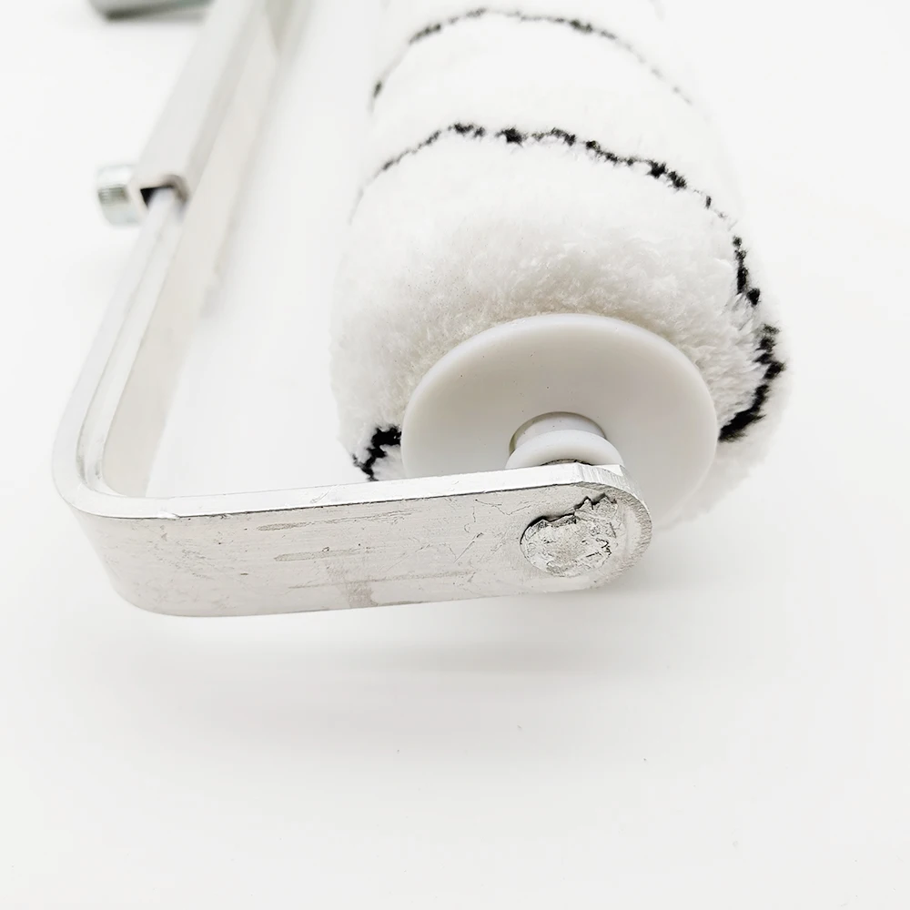 Master M23017 18' Microfiber Epoxy Floor Coating Paint Roller Sleeve Brush with Extendable Roller Frame