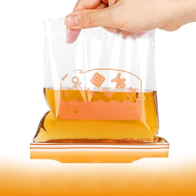 16*15cm biodegradable reutilizables sealing ldpe freezer bags frosted large plastic sandwich bolsas