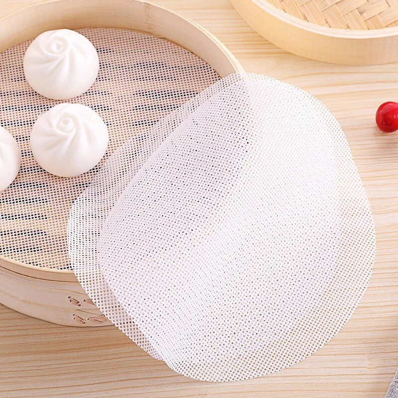 Многоразовый круглый силиконовый коврик для пароварки силиконовая антипригарная сетка