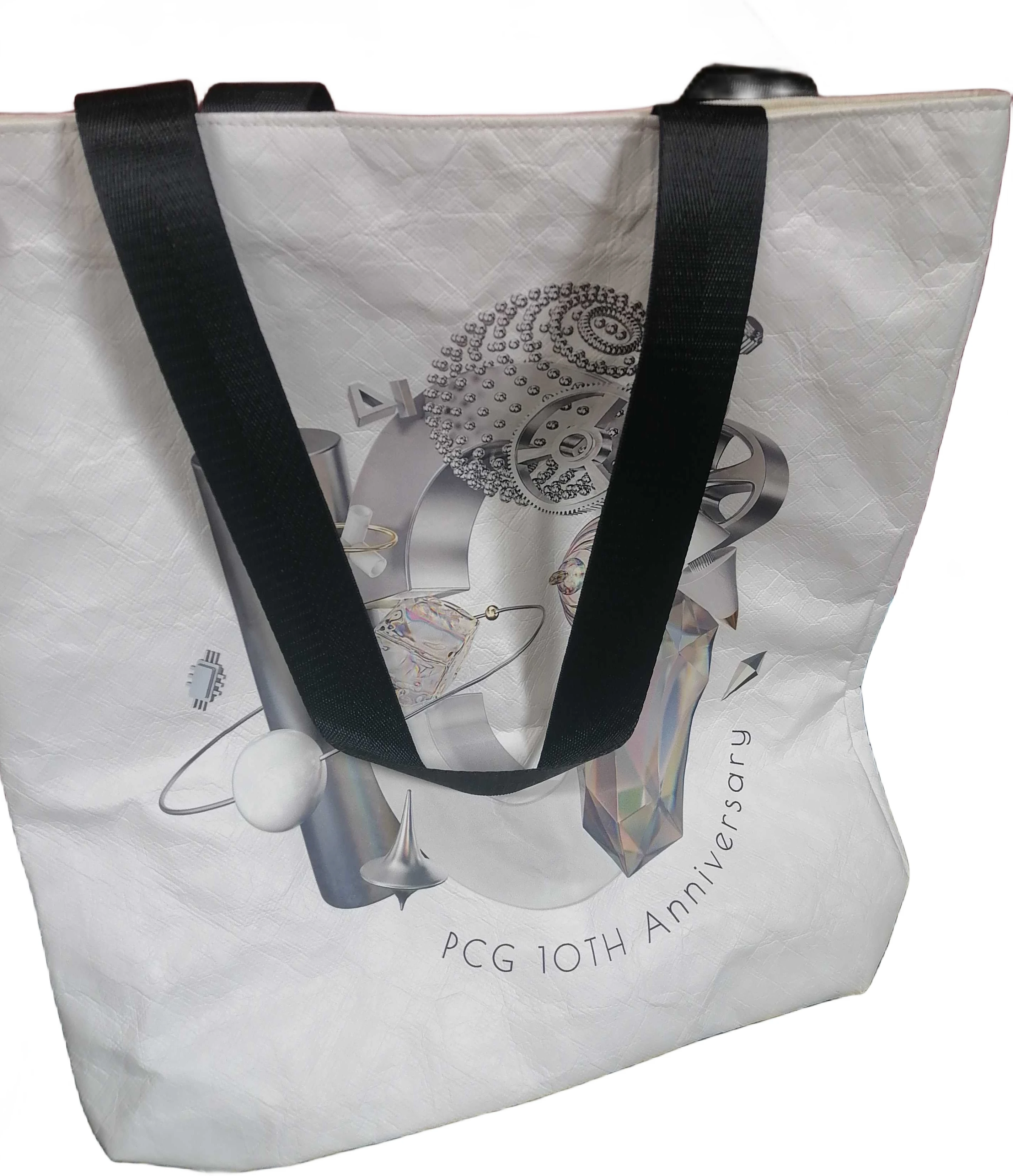 LOW MOQ Factory Wholesale oem waterproof tyvek paper tote bag eco tyvek shopping bag