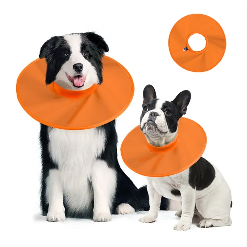 Wholesale Pet Dog Custom Color Elizabeth Color Circle Collar Neck Ring Anti-scratch Cat Dog Recovery Collar