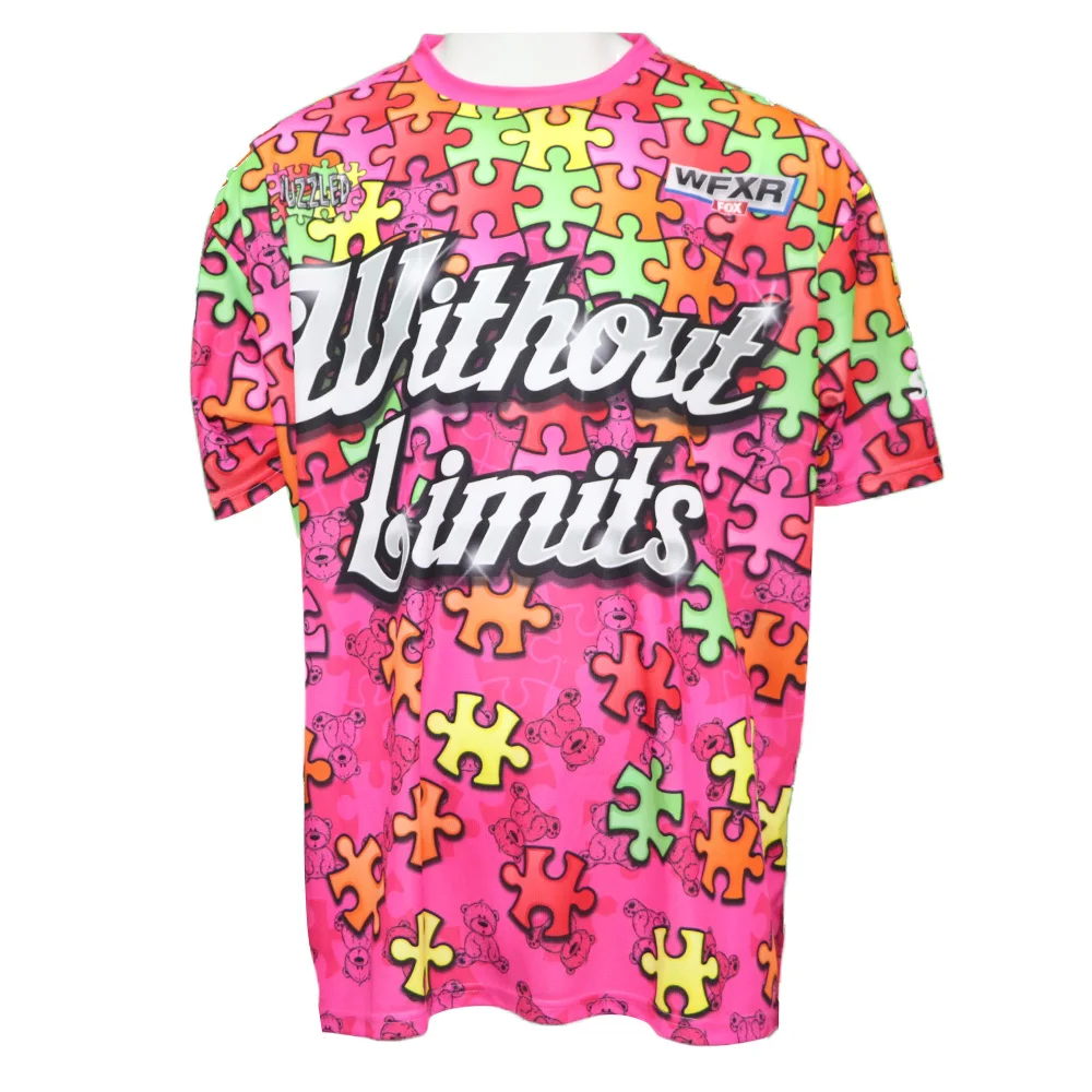 Изготовленный На Заказ аутизма стиль софтбол майки 100% полиэстер Софтбол спортивной команде одежда рубашки с коротким рукавом рубашки для мальчиков