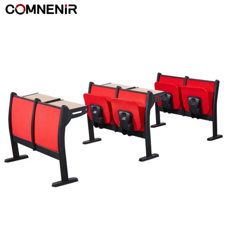 University Lecture Theatre Chair and Table Set Large Meeting Room Desk for School Education and Conference Purpose