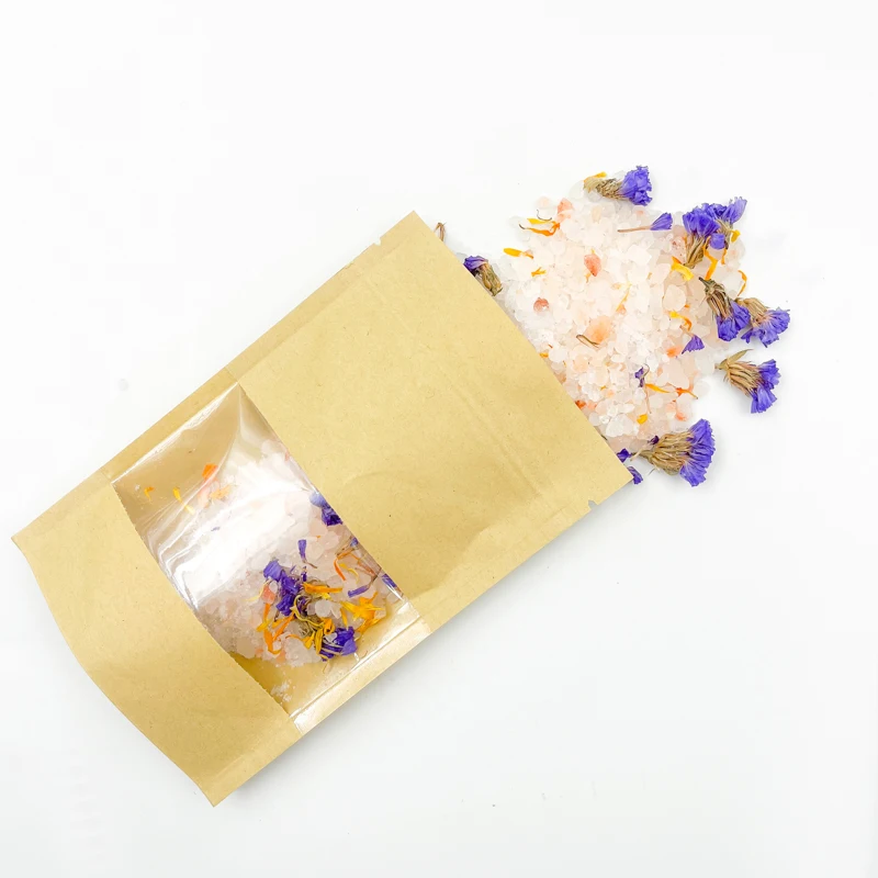 OED Private Label Luxury Packaging Natural Organic Himalayan Bath Salts with Pink Crystal Salt and Rose Scent for Body Soaking