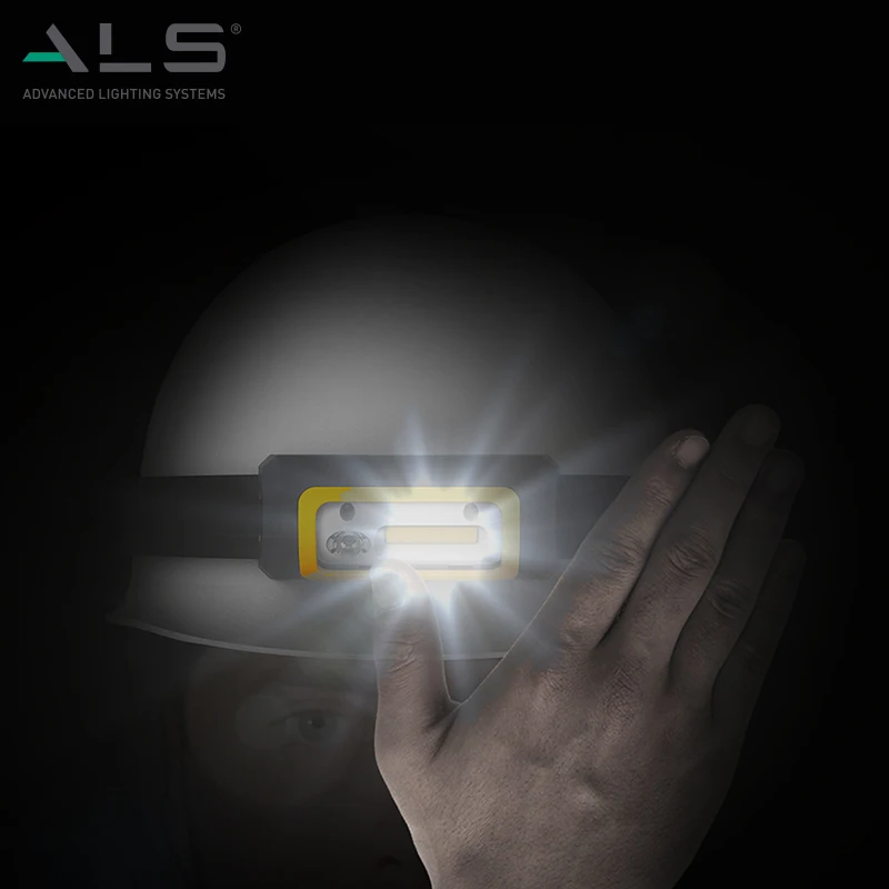 ALS 200lm Rechargeable Light Waterproof Headlight Explosion proof LED Headlamp