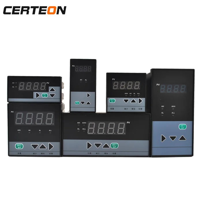 96x96 xmtd multi input single Multi channel digital bbq temperature controller with PID SSR relay output LED display