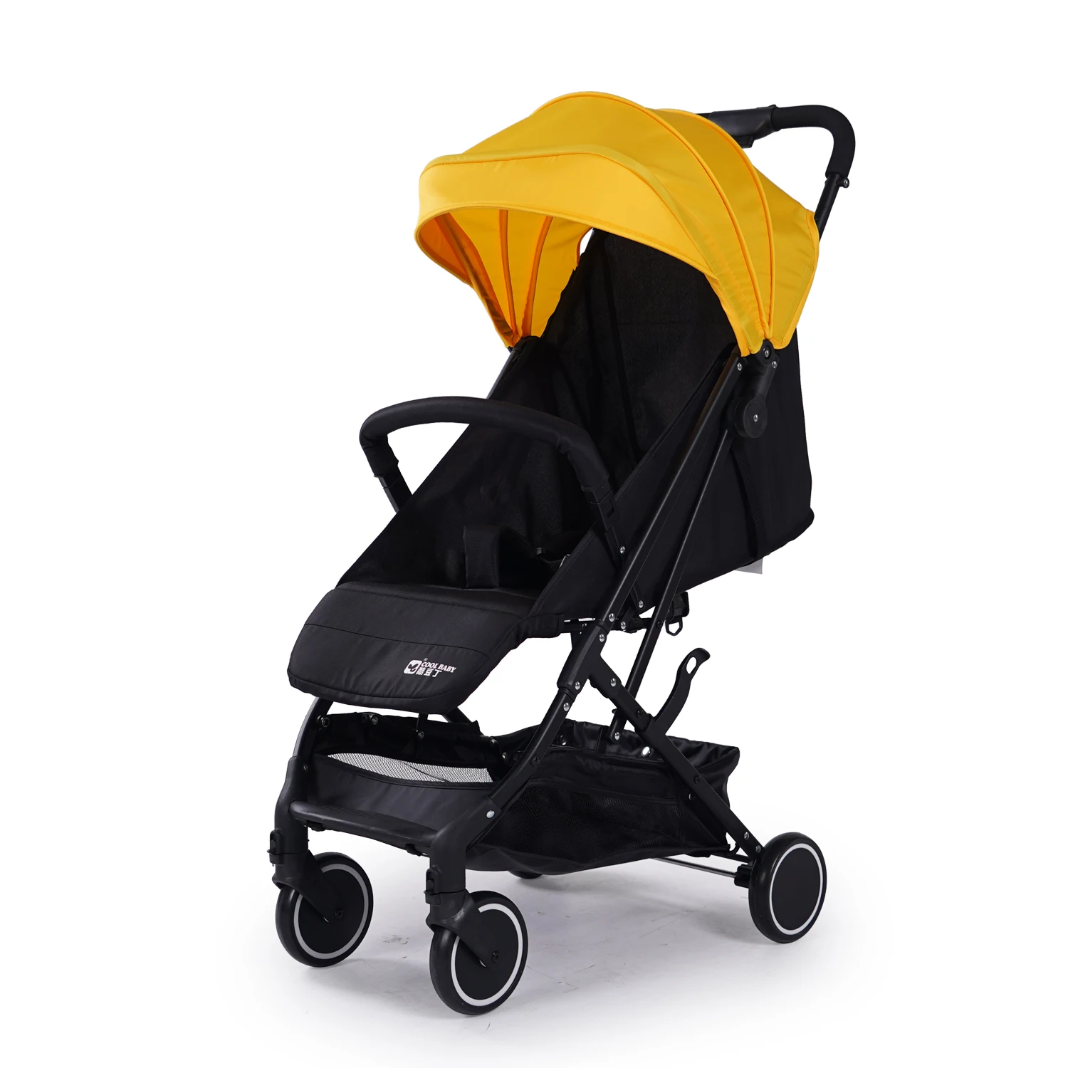 Super light weight double baby trolley stroller