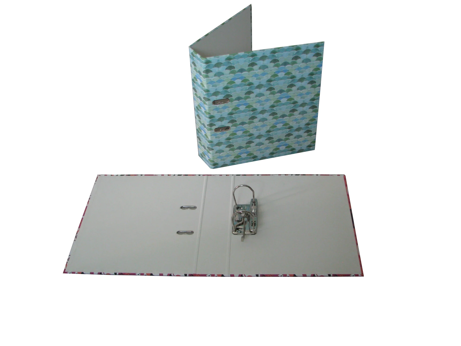 Custom 2 hole A3,A4,A5,A6 Ring Binder Clip Binder file folder Lever Arch File With Logo Printing Service