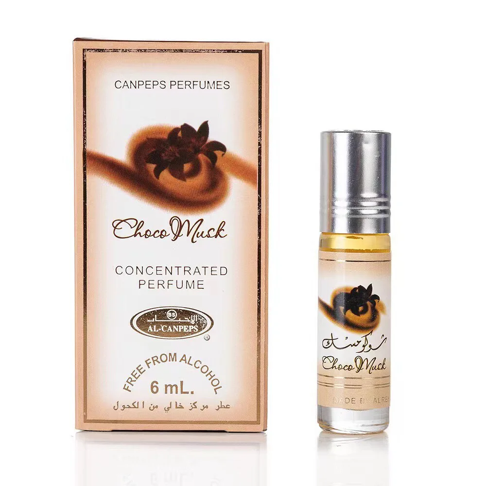 Luxury Lady Scent Perfume Fragrance Last Long 6ML Roll on Rattan Smell Musc De Tahara Mahogany Teakwood Choco Musk Chocolate Oil