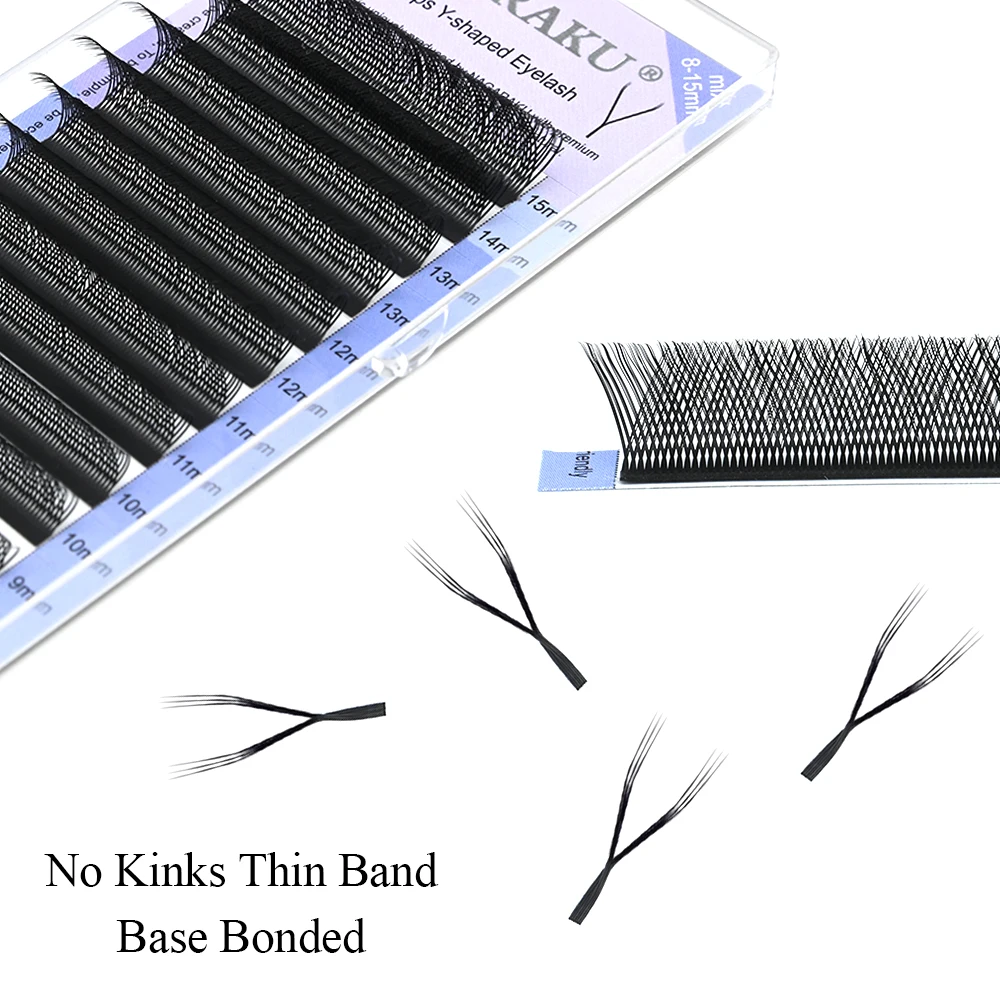 NAGARAKU  shape YY  lashes made volume dark matte trays eyelash extensions