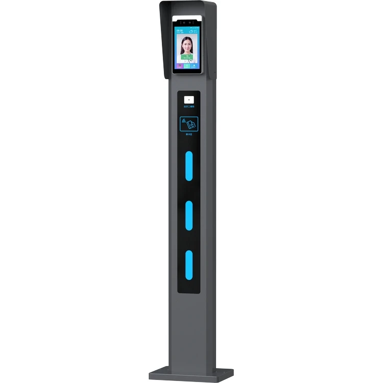 SDK IP Biometric AI Face Recognition Terminal Temperature Measurement Machine Facial Recognition