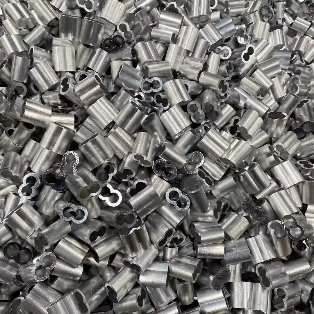 DIN3093 aluminium ferrule for wire rope aluminium ferrule