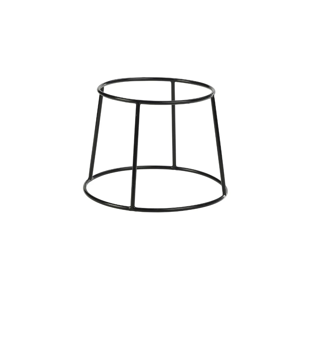 Black Anti-Slip Round Buffet Riser, Buffet Food Display Stand for Restaurant