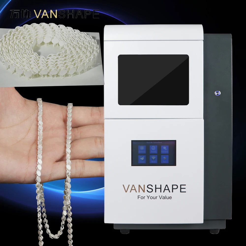 Vanshape 3D Wax Printer With UV Light Source  For Gold Silver Jewelry Casting Resin 3D Wax Printer Impresora