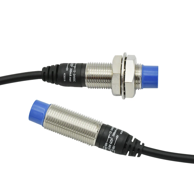 GOGO Remote Proximity Switch PRD12  Inductive Switch Proximity Sensor NPN Normally Open 12-24 VDC Waterproof Proximity Switch