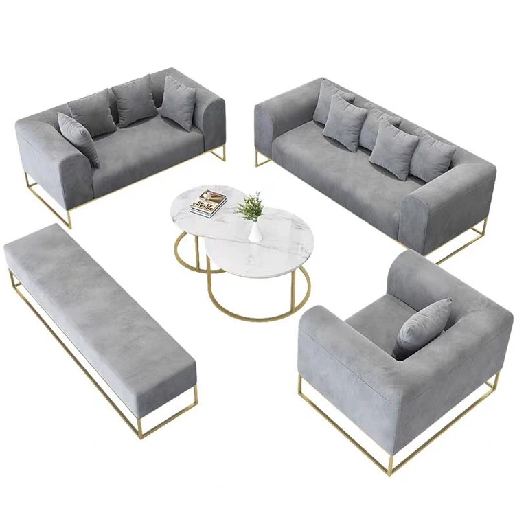 
Manufacturer Wholesale Sofa Set Fashion Modern Living Room Furniture Office Sectional Sofa 