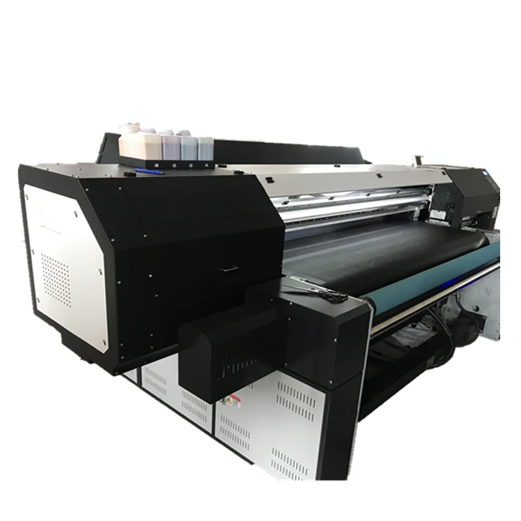 
direct belt printer for doormat carpet PU leather textile fabric printing machine large format roll to roll 1.8/2.2/3.2m plotter 