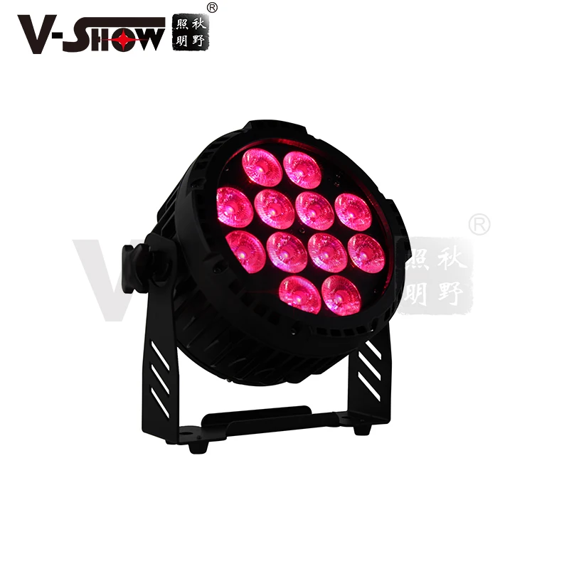 V-Show Outdoor LED Battery Stage Lights Waterproof 12 * 18W RGBWA UV Par IP65 Waterproof LED Battery for party