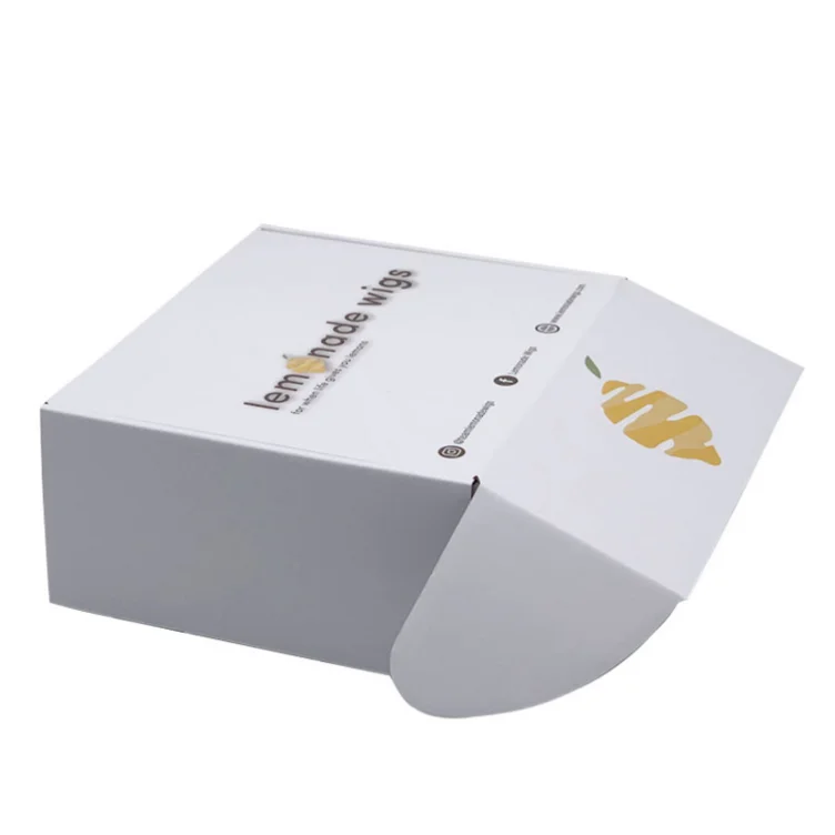 Dongguan small new arrival christmas theme favor gift shipping white literature mailer boxes for food