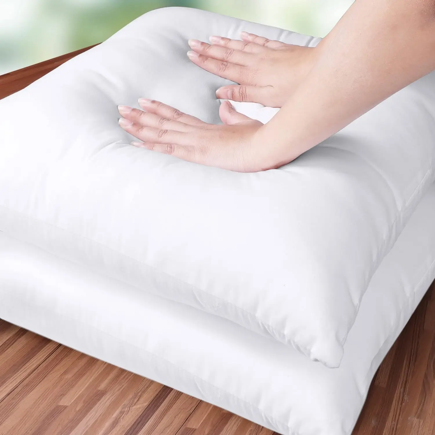 White Pure Cotton Pillow Core 45x45 Polyester Fiber Inside Material of the Pillow Interior Pillows Inner