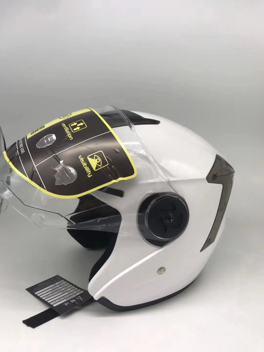 
White open face helmets for motorcycle 