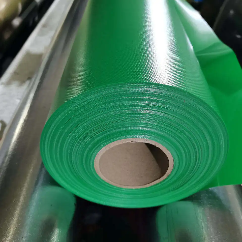 Waterproof Anti-strong Wind PVC Banner High Tear Strength Pvc Laminated Woven Tarpaulin For Inflatables