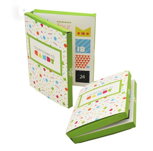 Custom advent calendar packaging gift box with your own design