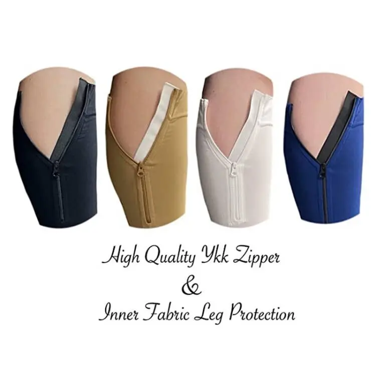 24 Years Factory 10 Sizes Slimmer Calf Shapers Compression No Foot Socks Leg Sleeve with Zipper for Women Men