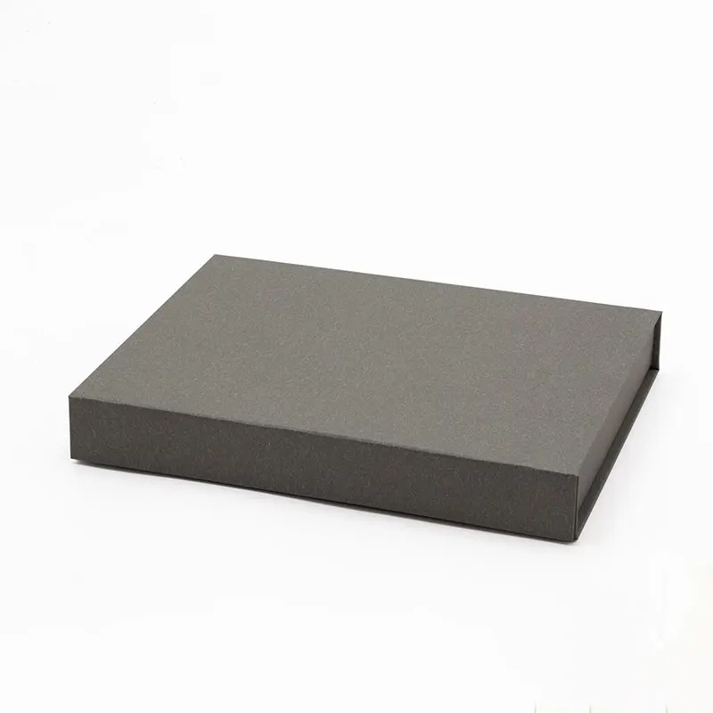 Custom foam insert available ready shipping elegant grey cardboard gift box for electronic products