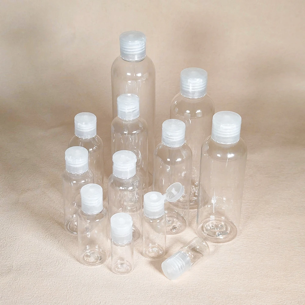60ml 100ml 200ml 250ml cheap price pet water packing bottle for cosmetic clear plastic pet bottles for water