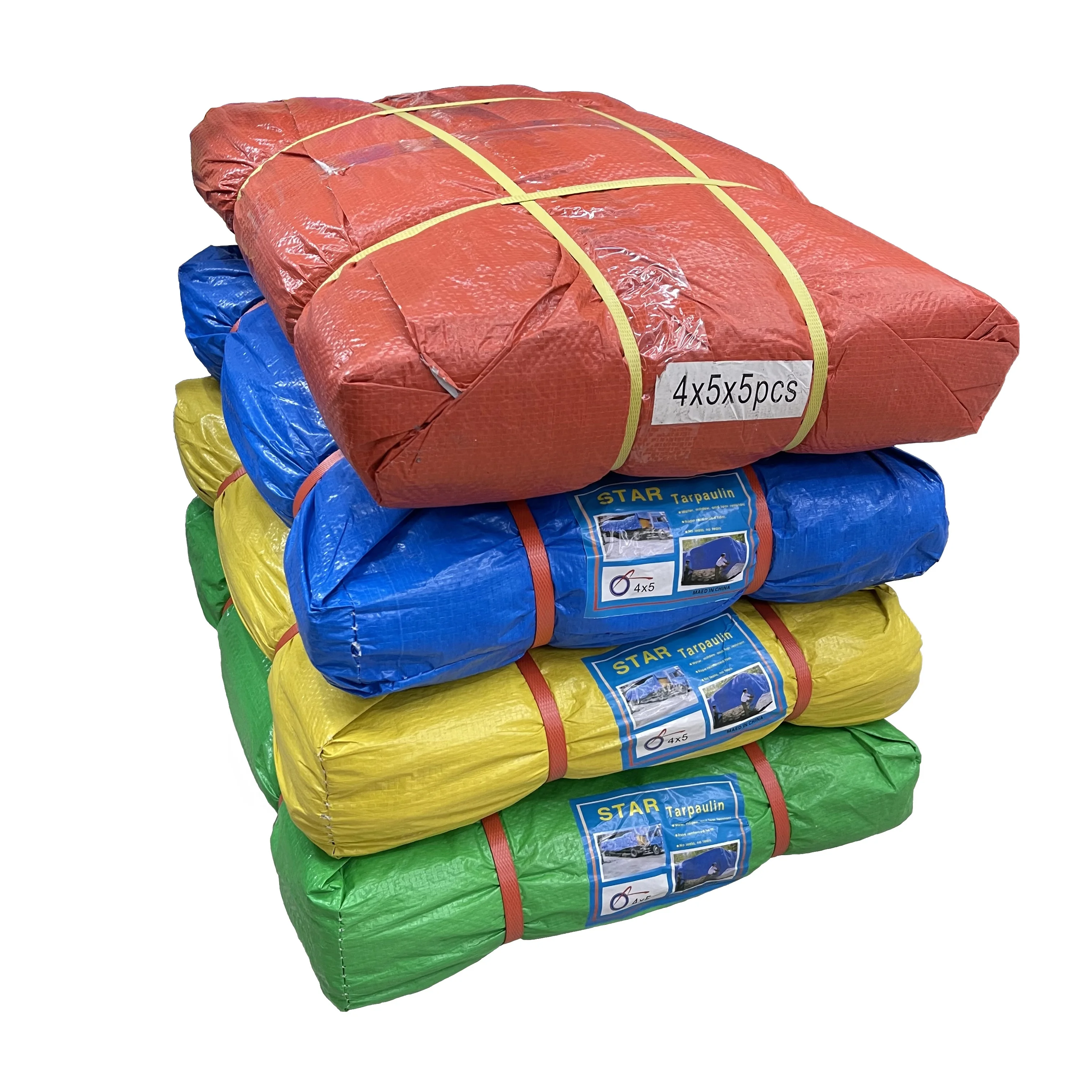 PE Tarpaulin Most Popular in Tanzania Hot Selling Africa Good Price High Quality Poly Tarp Waterproof Rain Cover