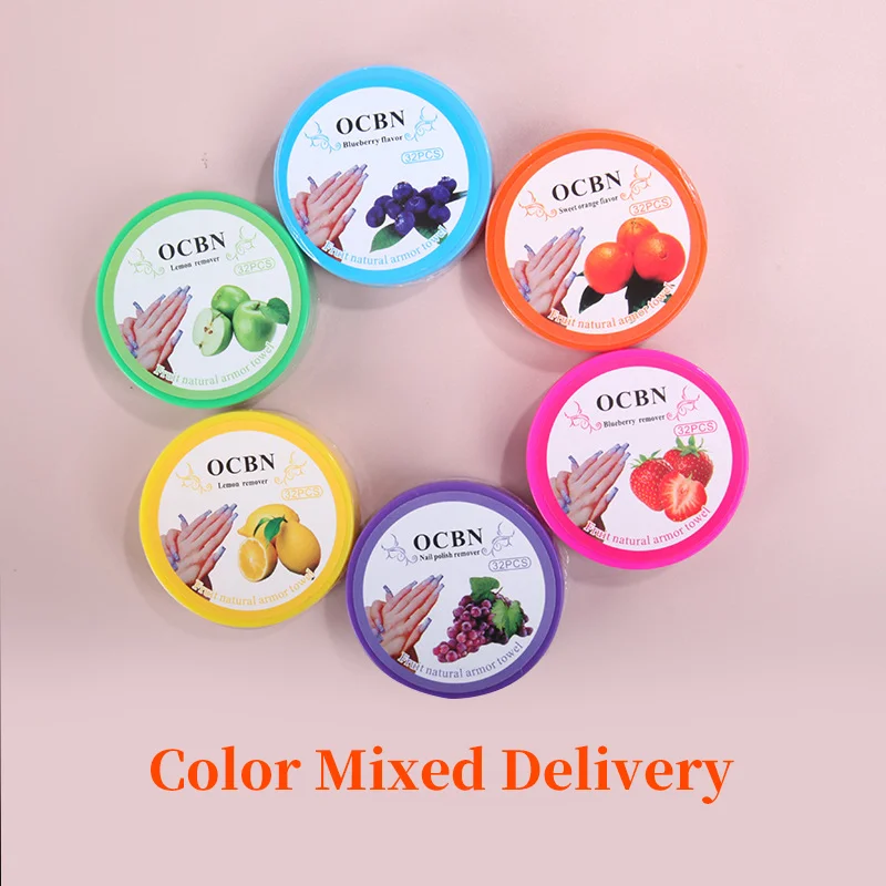 Free Sample Round Wet Wipes Nail Care Nonwoven Fabric Special for Manicure Nail Remover Wipes