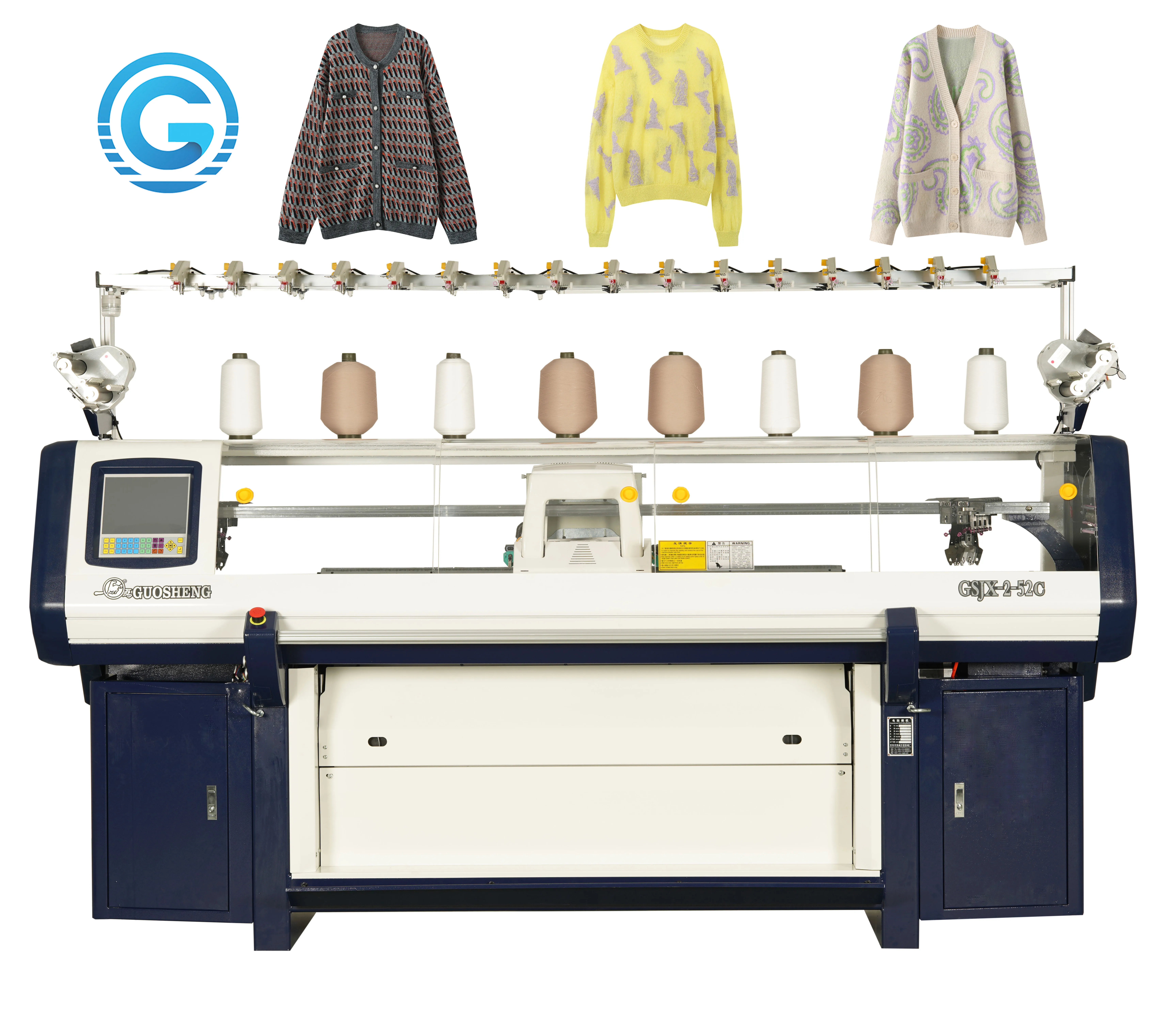 2020 China fashionable sweater flat knitting machine for 12g 14g