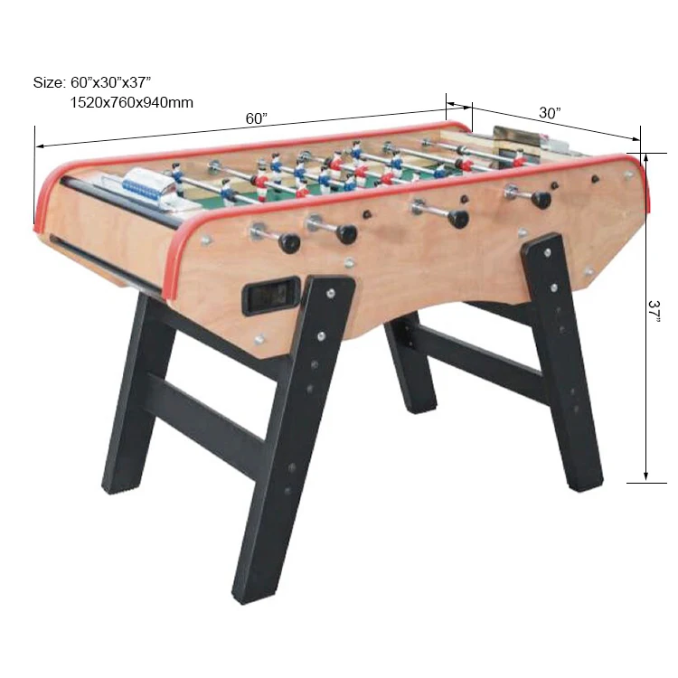 New arrival Interaction Game Small Foosball Table 5Ft Professional Foosball Table Price