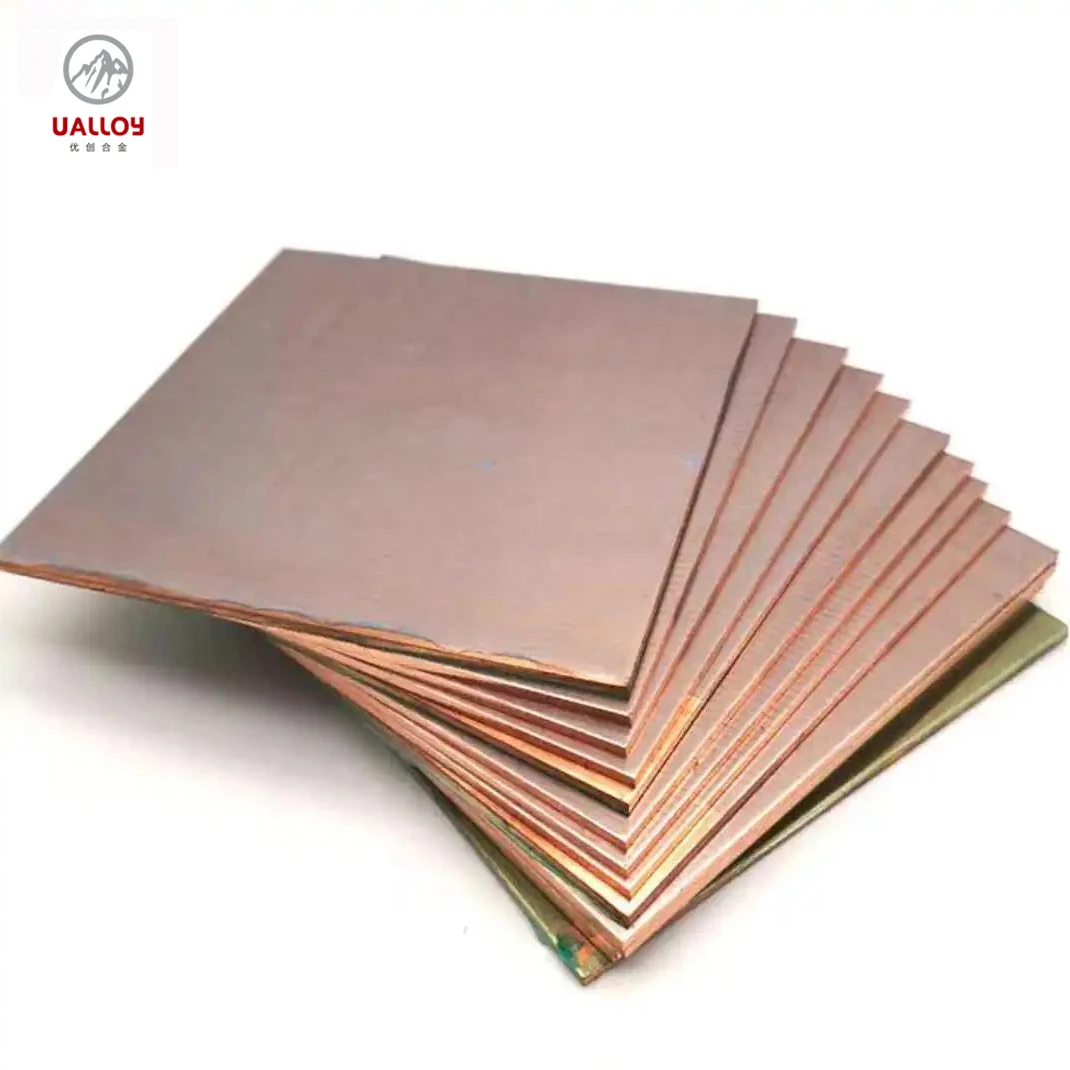 1*200*200mm CuBe2 Beryllium Copper Strips For Spline Shafts/Pump Parts