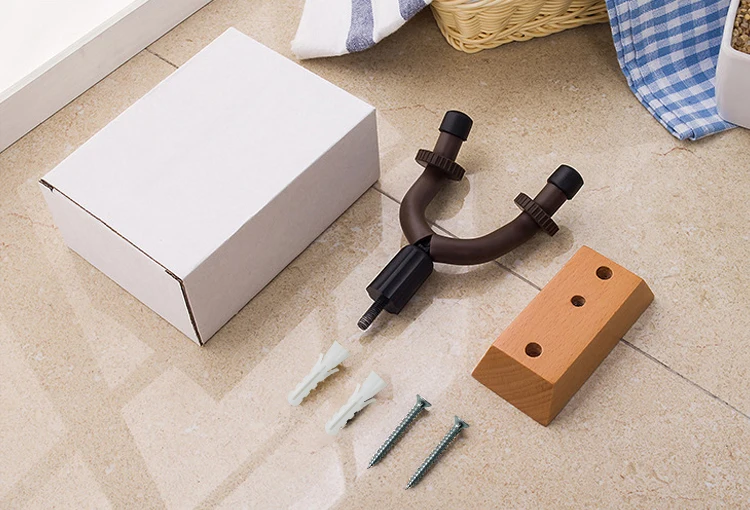 Hot Sale High Quality Wooden Guitar Hook Guitar Hanger Wood Guitar Wall Mount