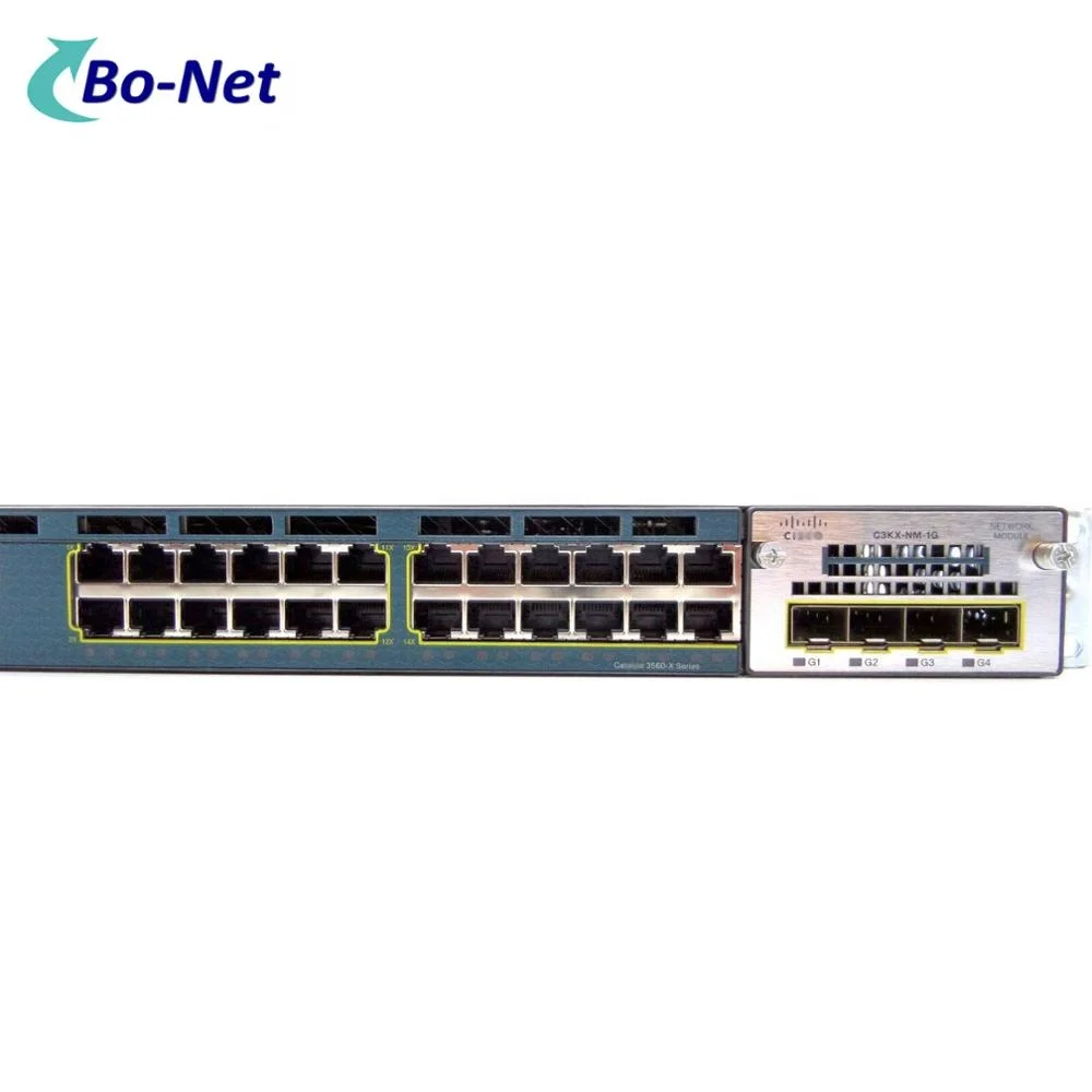 Used WS-C3560X-24T-L Catalyst 3560X 24 Port Gigabit Ethernet Switch LAN Base