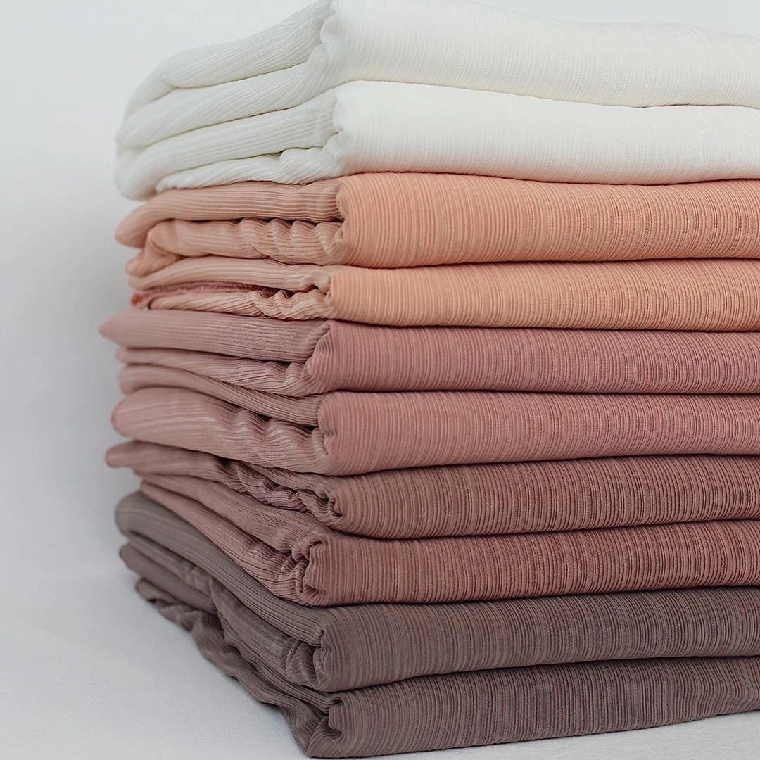 
Wholesale Muslim stretch texture jersey knit hijab scarf fashion jersey stretchy shawls scarf for women 