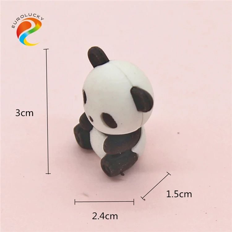 Promotional cute school kids 3d eraser egg