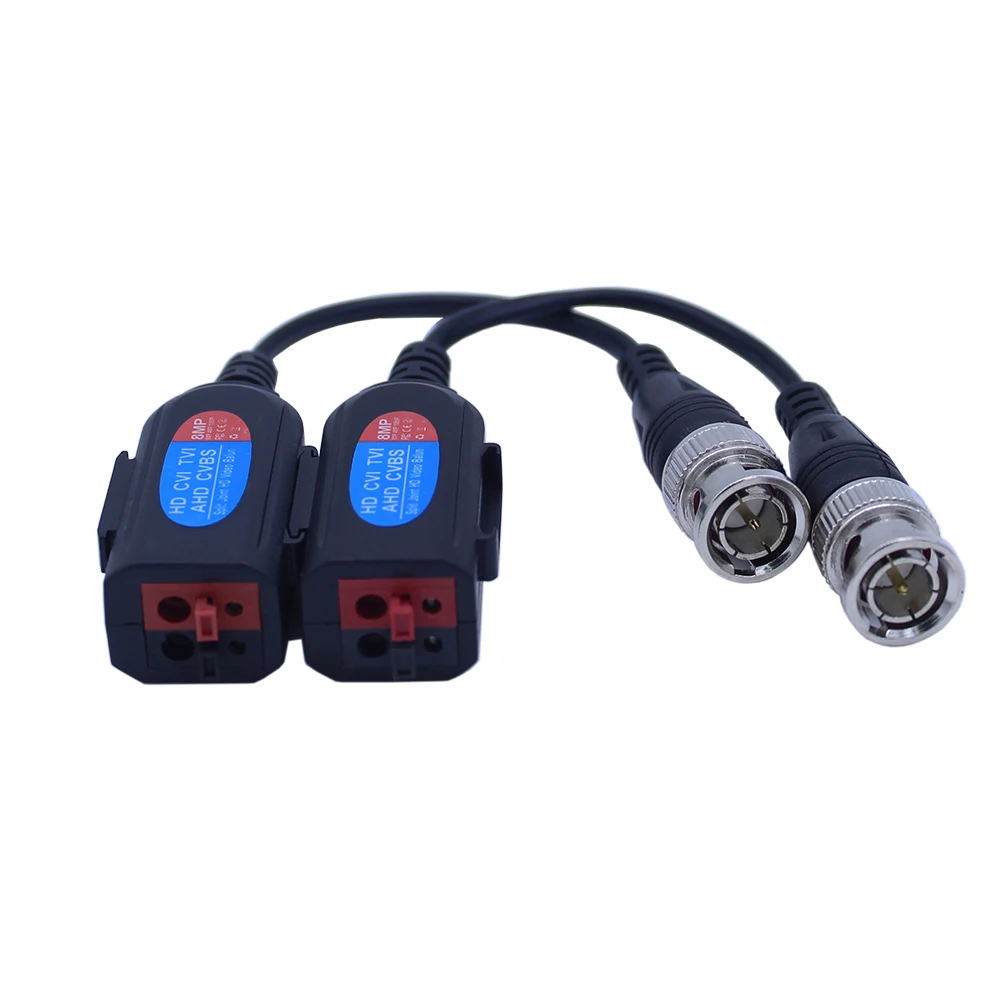 5MP 8MP UTP CAT5 пассивный DC Male 4K PV BNC CCTV коаксиальный bnv видео балун приемопередатчик 4 ch Видео балун видео