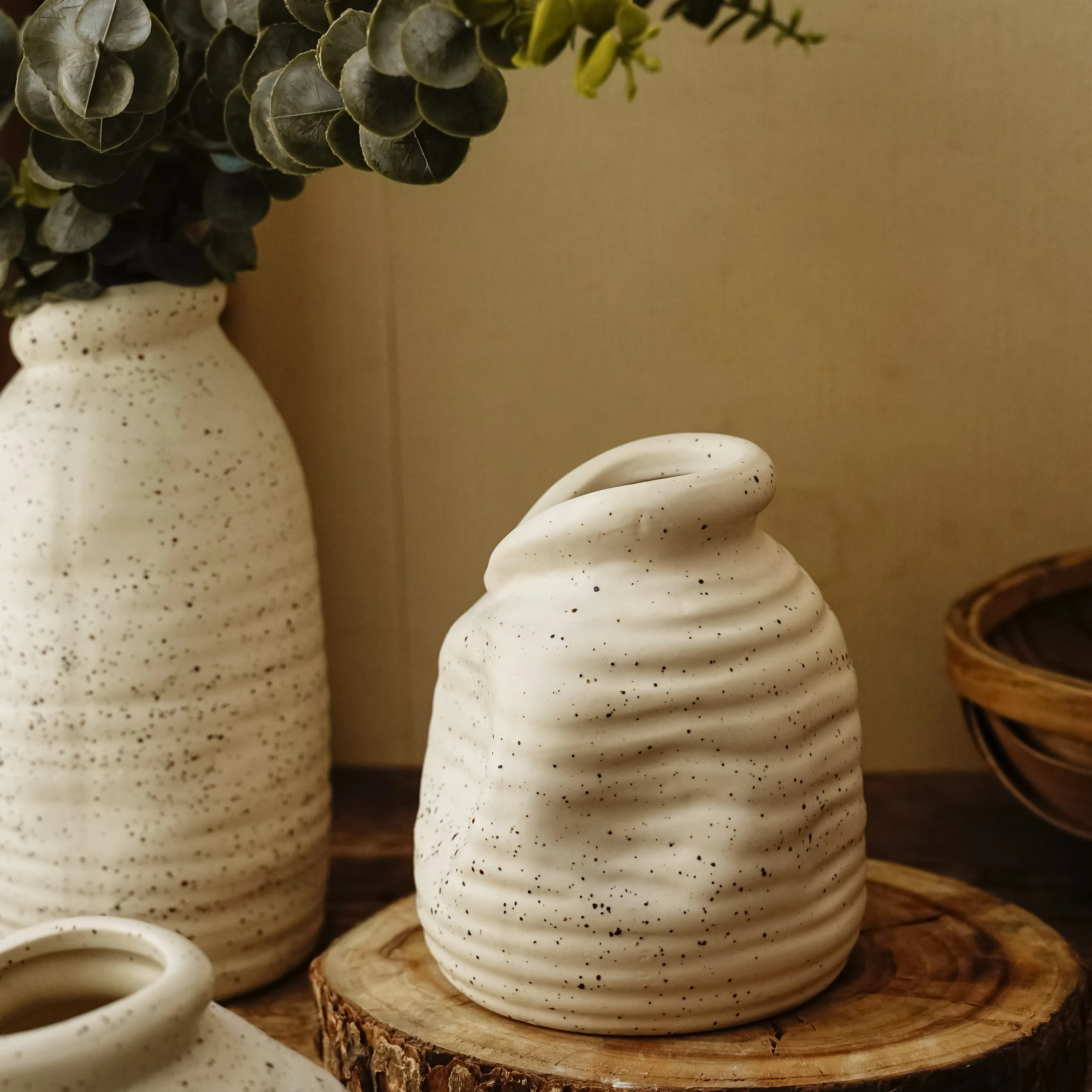 Home decor Ceramic Vases sandstone style flowers pot other decorative flowers and plants ceramic & porcelain vases
