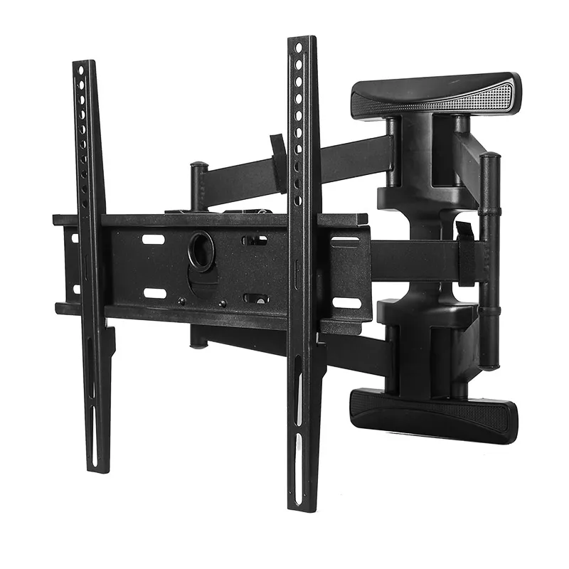 Full motion tv wall mount folding shelf Adjustable shelves with led Android system touch screen monitor wall mounted