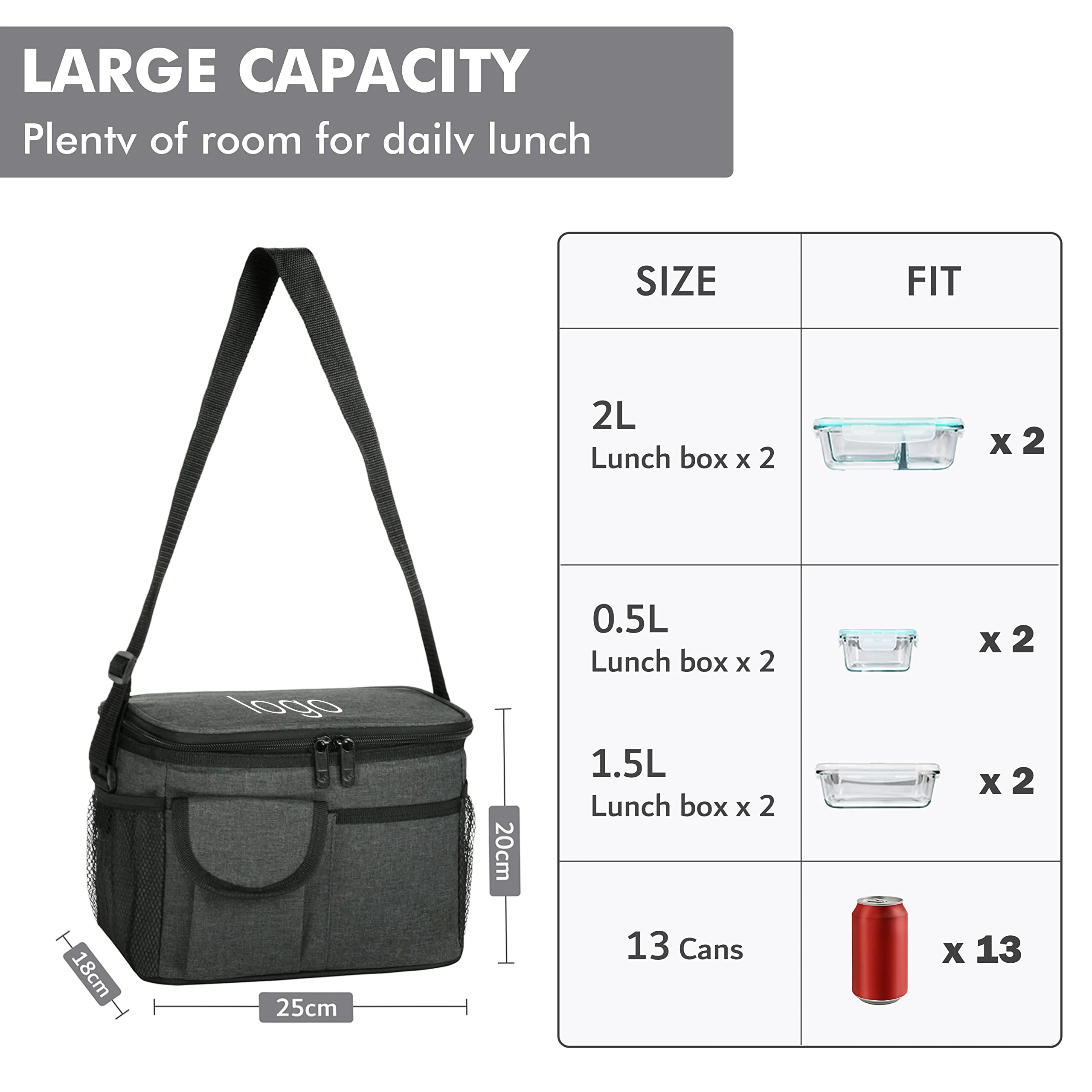 Wholesale Custom Logo Portable Floating Insulated Picnic Cooler Bag Waterproof Foodbag Cooler Bag For Hiking Boating
