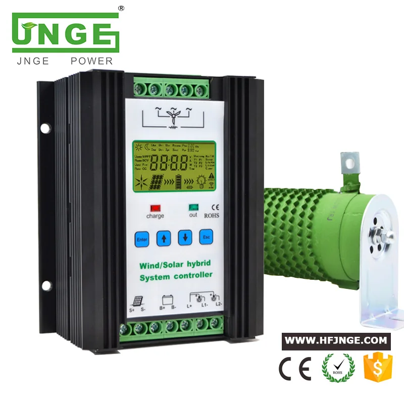 500w Three Phase AC  Wind Turbine Controller Hybrid Wind Solar Charge Controller 500w Solar